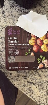 Garlic Parsley Mini Creamer Potatoes, Garlic Parsley