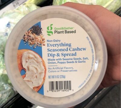 Everything Seasoned Cashew Non-Dairy Dip & Spread, Everything Seasoned Cashew
