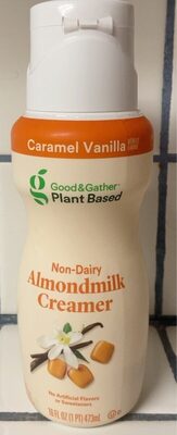 Caramel Vanilla Non-Dairy Almondmilk Creamer, Caramel Vanilla