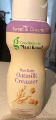 Sweet & Creamy Non-Dairy Oatmilk Creamer, Sweet & Creamy