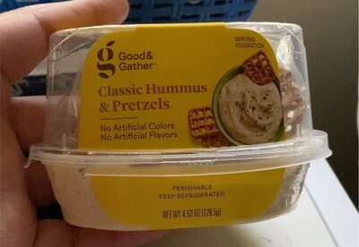 Classic Hummus & Pretzels, Classic