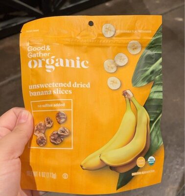 Unsweetened Dried Banana Slices, Unsweetened
