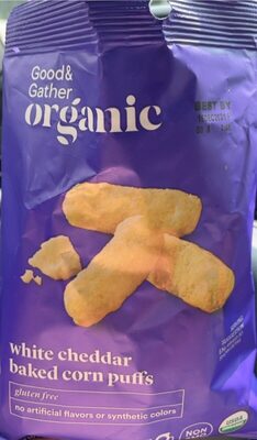 White Cheddar Baked Corn Puffs, White Cheddar