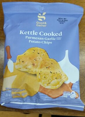 Parmesan Garlic Kettle Cooked Potato Chips, Parmesan Garlic