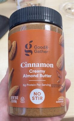 Cinnamon Creamy No Stir Almond Butter, Cinnamon Creamy