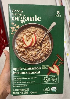 Apple Cinnamon Instant Oatmeal, Apple Cinnamon
