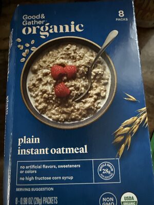 Plain Instant Oatmeal, Plain