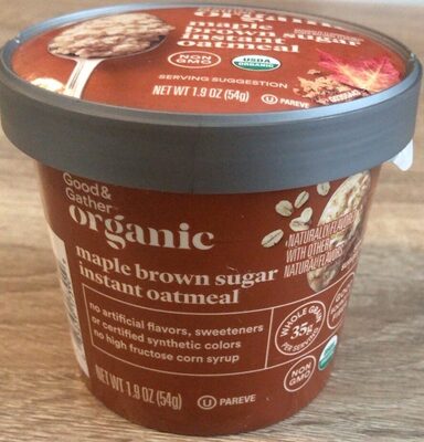 Maple Brown Sugar Instant Oatmeal, Maple Brown Sugar