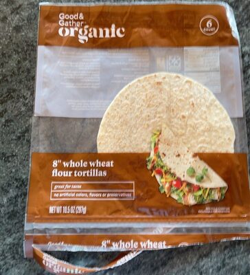 Whole Wheat Flour 8" Tortillas, Whole Wheat Flour