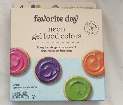 Gel Food Colors, Neon