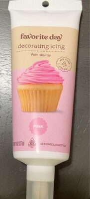 Decorating Icing With Star Tip, Pink