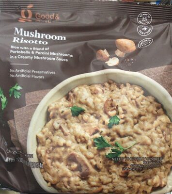 Mushroom Risotto Precooked Rice, Mushroom Risotto