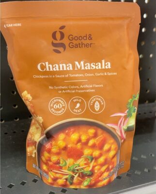 Chana Masala Chickpeas In A Sauce Of Tomatoes, Onion, Garlic & Spices, Chana Masala