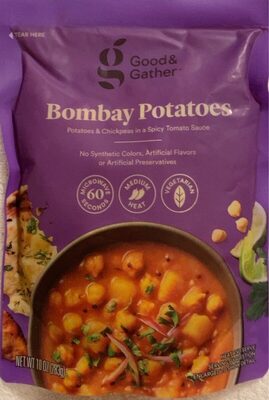 Bombay Potatoes & Chickpeas In A Spicy Tomato Sauce, Bombay Potatoes