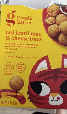 Red Lentil Mac & Cheese Bites, Red Lentil Mac & Cheese