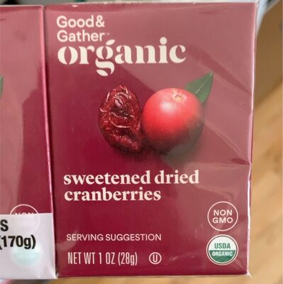 Sweetened Dried Cranberries, Sweetened