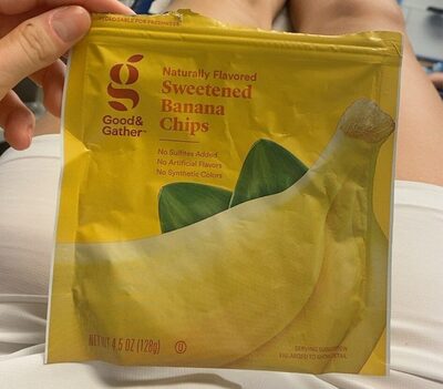 Sweetened Banana Chips, Sweetened