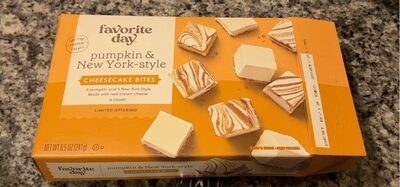 Pumpkin & New York-Style Cheesecake Bites, Pumpkin & New York-Style