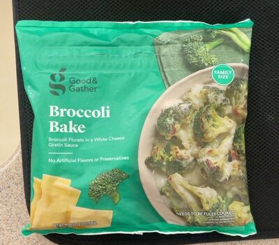 Broccoli Bake In A White Cheese Gratin Sauce, White Cheese Gratin Sauce