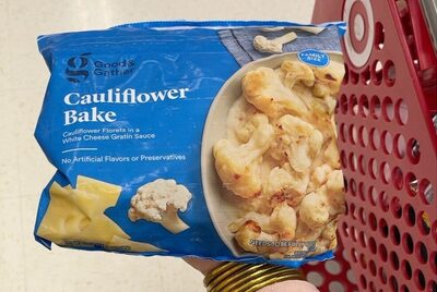 Cauliflower Bake In A White Cheese Gratin Sauce, White Cheese Gratin Sauce