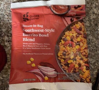 Southwest-Style Burrito Steam-In-Bag Bowl Blend, Southwest-Style Burrito