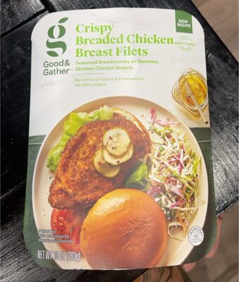 Crispy Breaded Chicken Breast Filets, Crispy Breaded