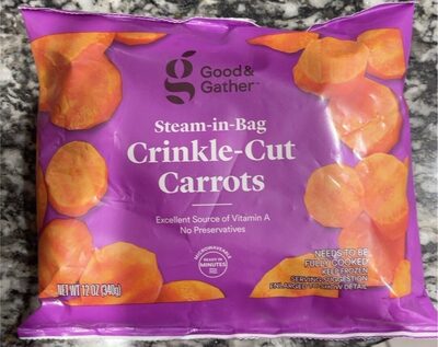 Steam-In-Bag Crinkle-Cut Carrots