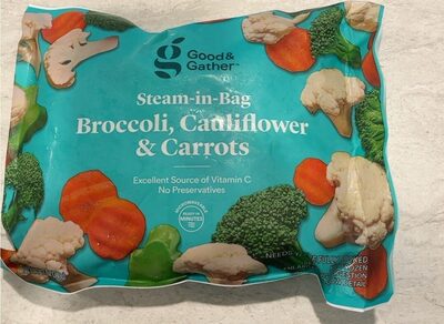 Steam-In-Bag Broccoli, Cauliflower & Carrots