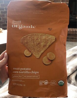 Sweet Potato Corn Tortilla Chips, Sweet Potato Corn