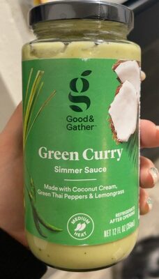 Green Curry Simmer Sauce, Green Curry