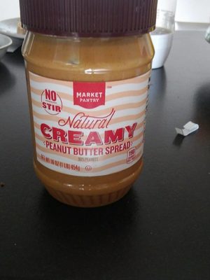 Creamy No Stir Peanut Butter Spread, Creamy