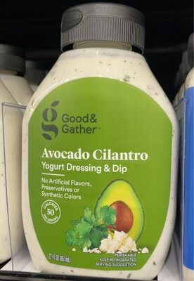 Avocado Cilantro Yogurt Dressing & Dip, Avocado Cilantro