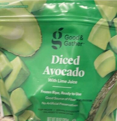 Diced Avocado With Lime Juice