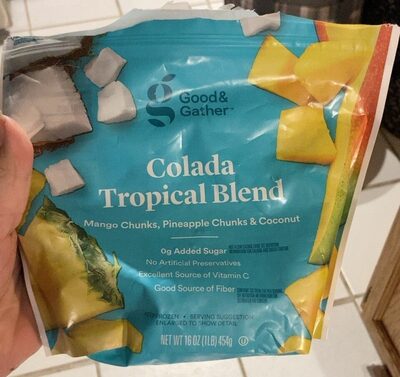 Colada Mango Chunks, Pineapple Chunks & Coconut Tropical Blend, Colada