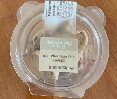Chocolate Chip Mini Cookies, Chocolate Chip