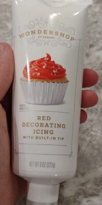 Decorating Icing With Built-In Tip, Red
