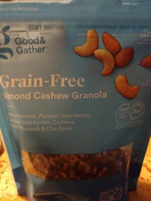 Almond Cashew Grain-Free Granola, Almond Cashew