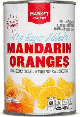 Mandarin Oranges Whole Segments Packed In Water, Mandarin In Water
