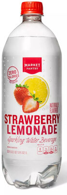 Strawberry Lemonade Sparkling Water Beverage, Strawberry Lemonade