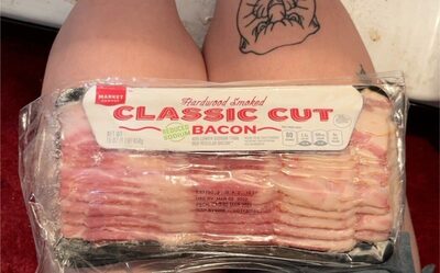 Hardwood Smoked Classic Cut Bacon, Hardwood Smoked