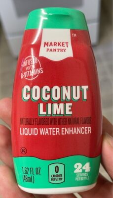 Coconut Lime Liquid Water Enhancer, Coconut Lime