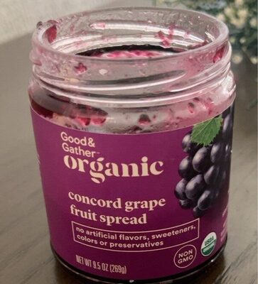 Concord Grape Fruit Spread, Concord Grape
