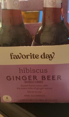 Hibiscus Flavored Non-Alcoholic Ginger Beer, Hibiscus