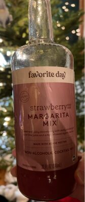 Strawberry Margarita Mix Non-Alcoholic Cocktail Mix, Strawberry Margarita Mix