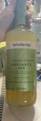 Classic Lime Margarita Mix Non-Alcoholic Cocktail Mix, Classic Lime Margarita Mix