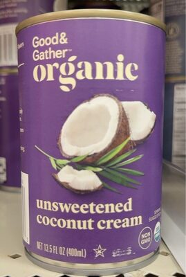 Unsweetened Coconut Cream, Unsweetened