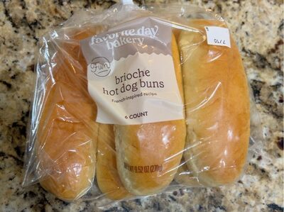 Brioche Hot Dog Buns, Brioche