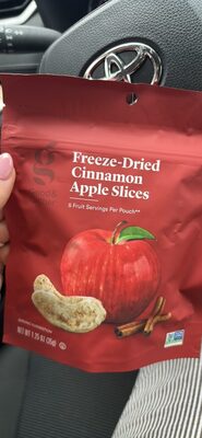 Cinnamon Freeze-Dried Apple Slices, Cinnamon