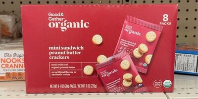 Peanut Butter Mini Sandwich Crackers, Peanut Butter