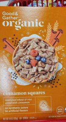 Cinnamon Squares Cereal, Cinnamon Squares